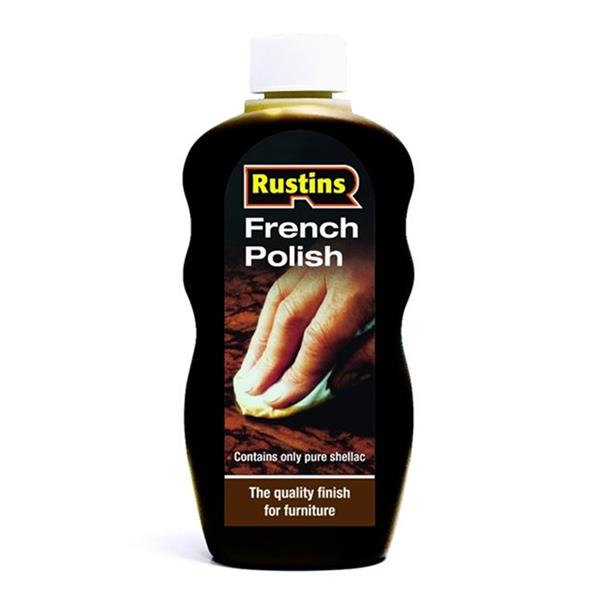 Rustins French Polish 500ml | Traditional Shellac Finish