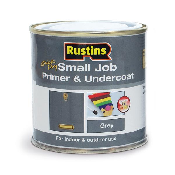 Rustins Quick Dry Primer Undercoat 250ml - Grey | Heavins