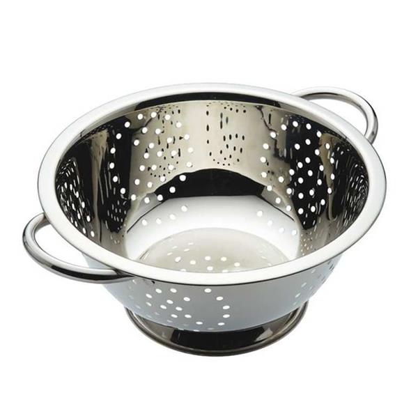 Steelex Deep Colander 24cm | Stainless Steel Strainer