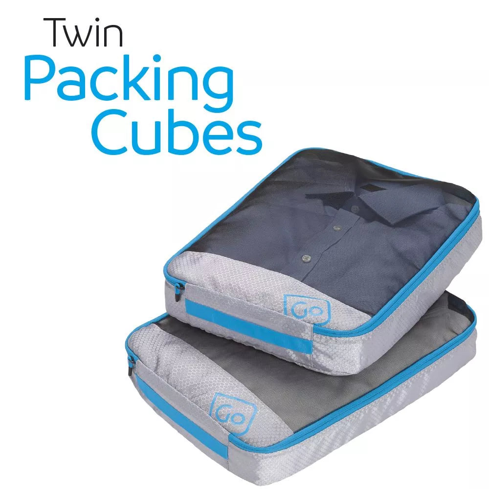 Go Travel Packing Cubes 2 Pack - Blue | 285.101