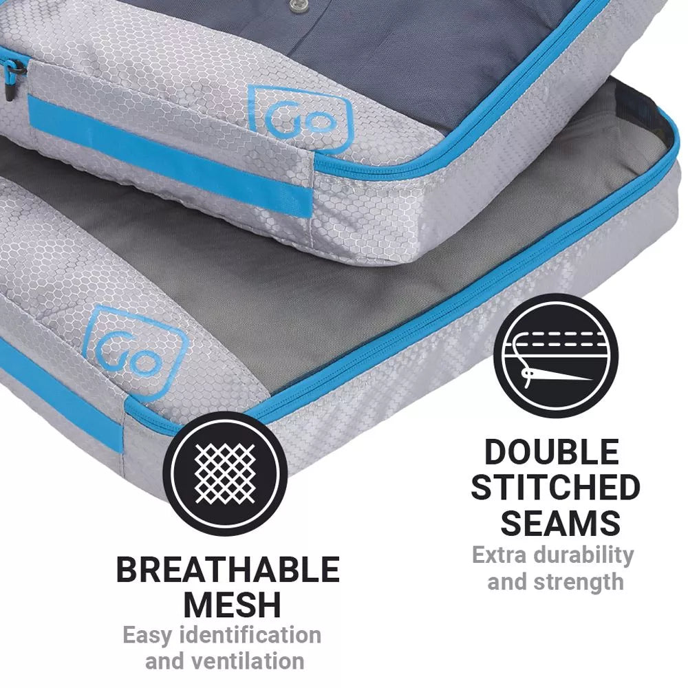 Go Travel Packing Cubes 2 Pack - Blue | 285.101