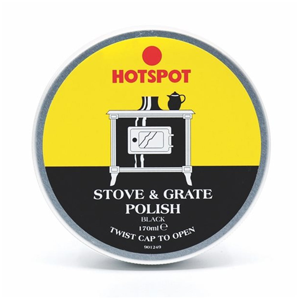 Hotspot Black Stove & Grate Polish Tin 170g | HOT201100