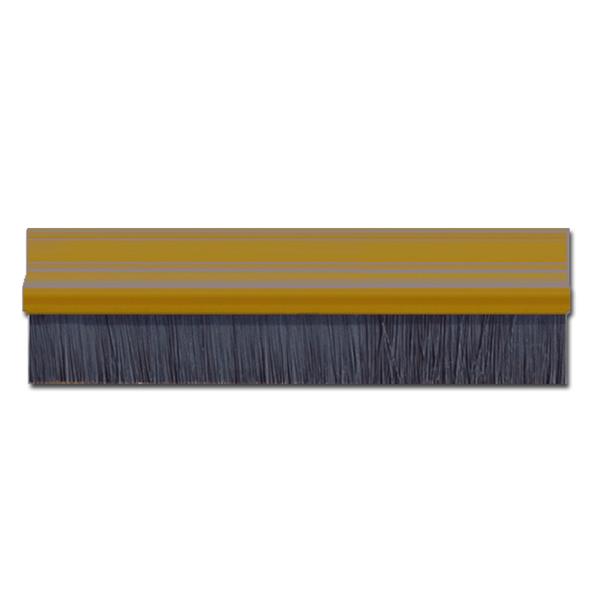 Exitex Aluminium Door Brush Draught Excluder 914mm Gold