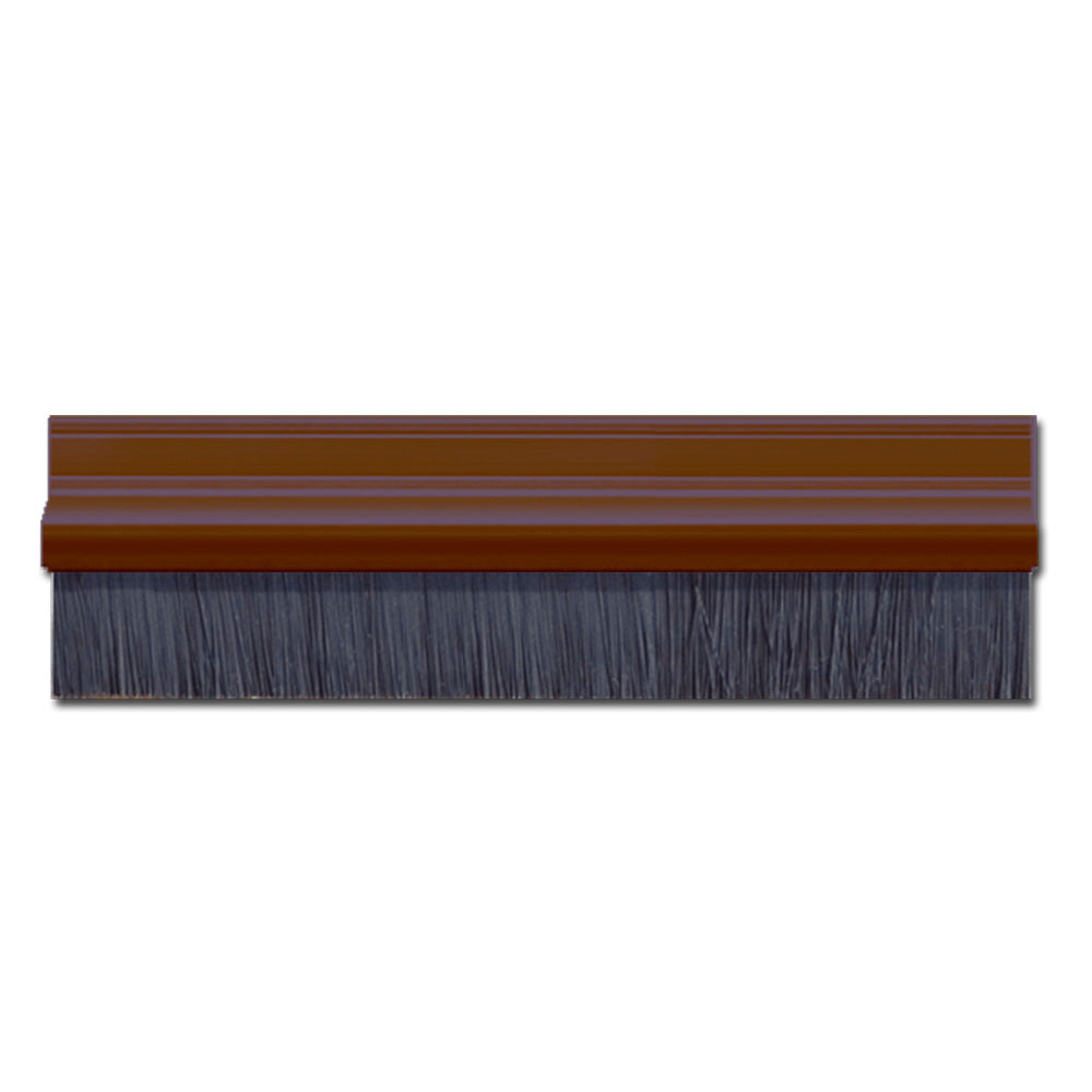 Exitex Door Brush Strip Draught Excluder 914mm - Brown