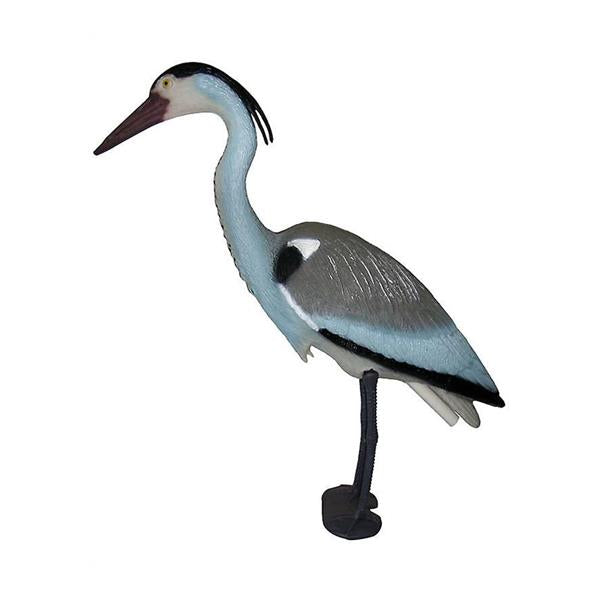 Redwood Plastic Blue Heron Decoy | Pond Heron Scarer