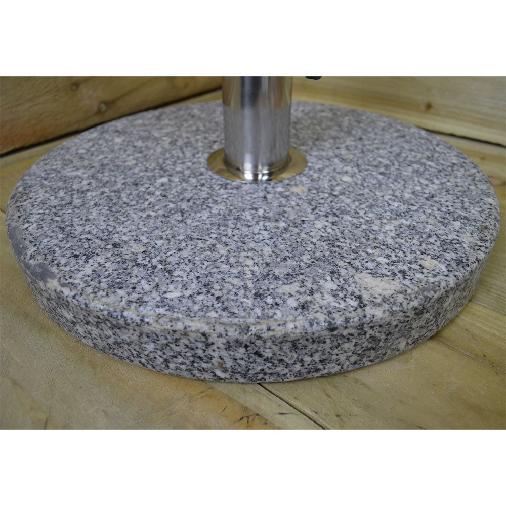 Redwood 16kg Round Granite Garden Parasol Base | UB115