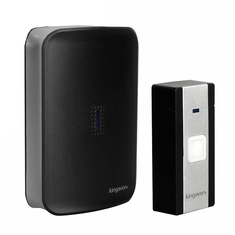 Kingavon Wireless Door Chime Bell - Black | DC108
