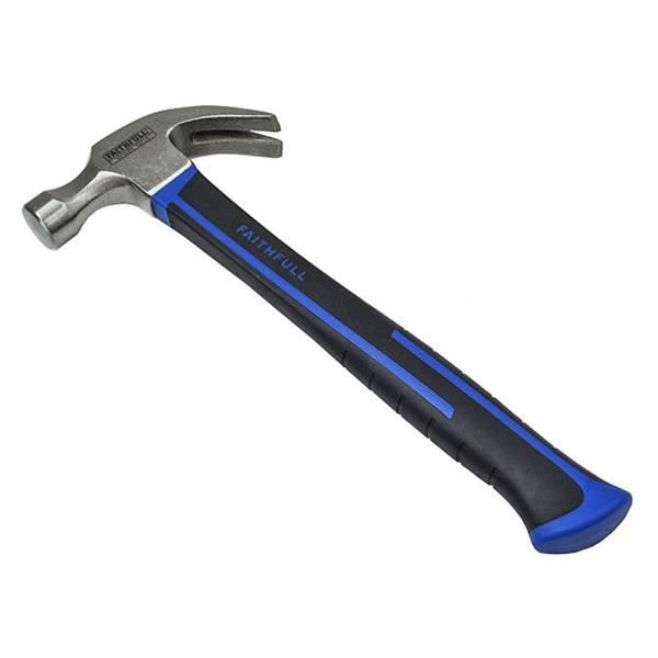 Faithfull Fibreglass Claw Hammer 567g 20oz | Heavins