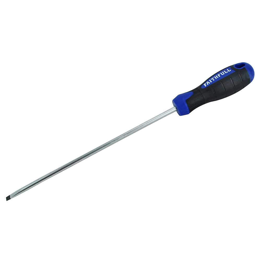 Faithfull Soft Grip Screwdriver Parallel Slotted Tip 5.5 x 200mm | FAISDP200