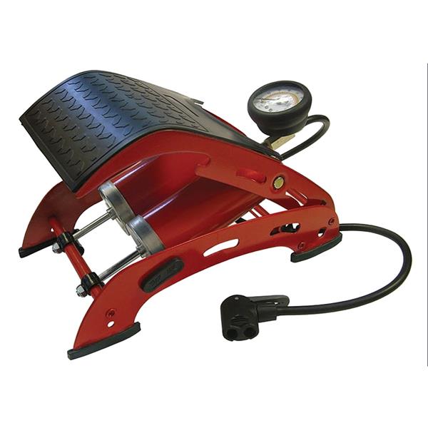 Faithfull Foot Pump Double Cylinder with Gauge | FAIAUFPUMP2