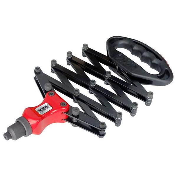 Faithfull Heavy-Duty Lazy Tong Riveter Rivet Gun | Heavins