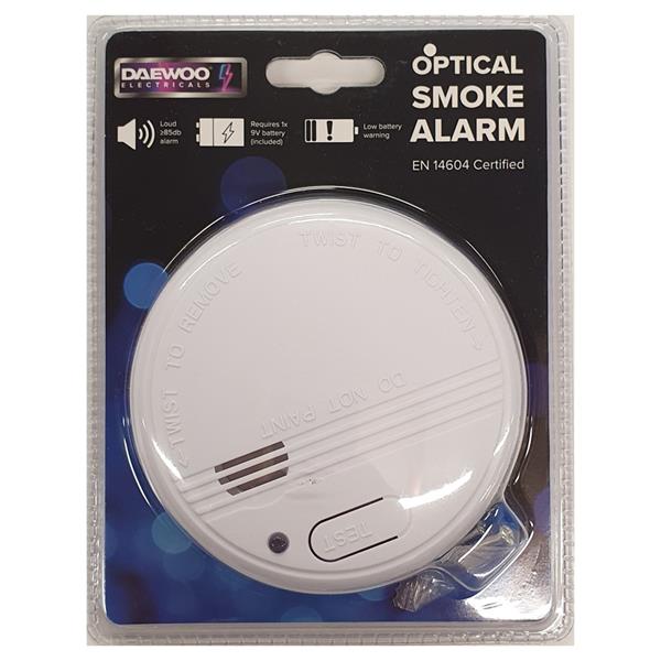 Daewoo Optical Smoke Alarm | Home Fire Smoke Detector