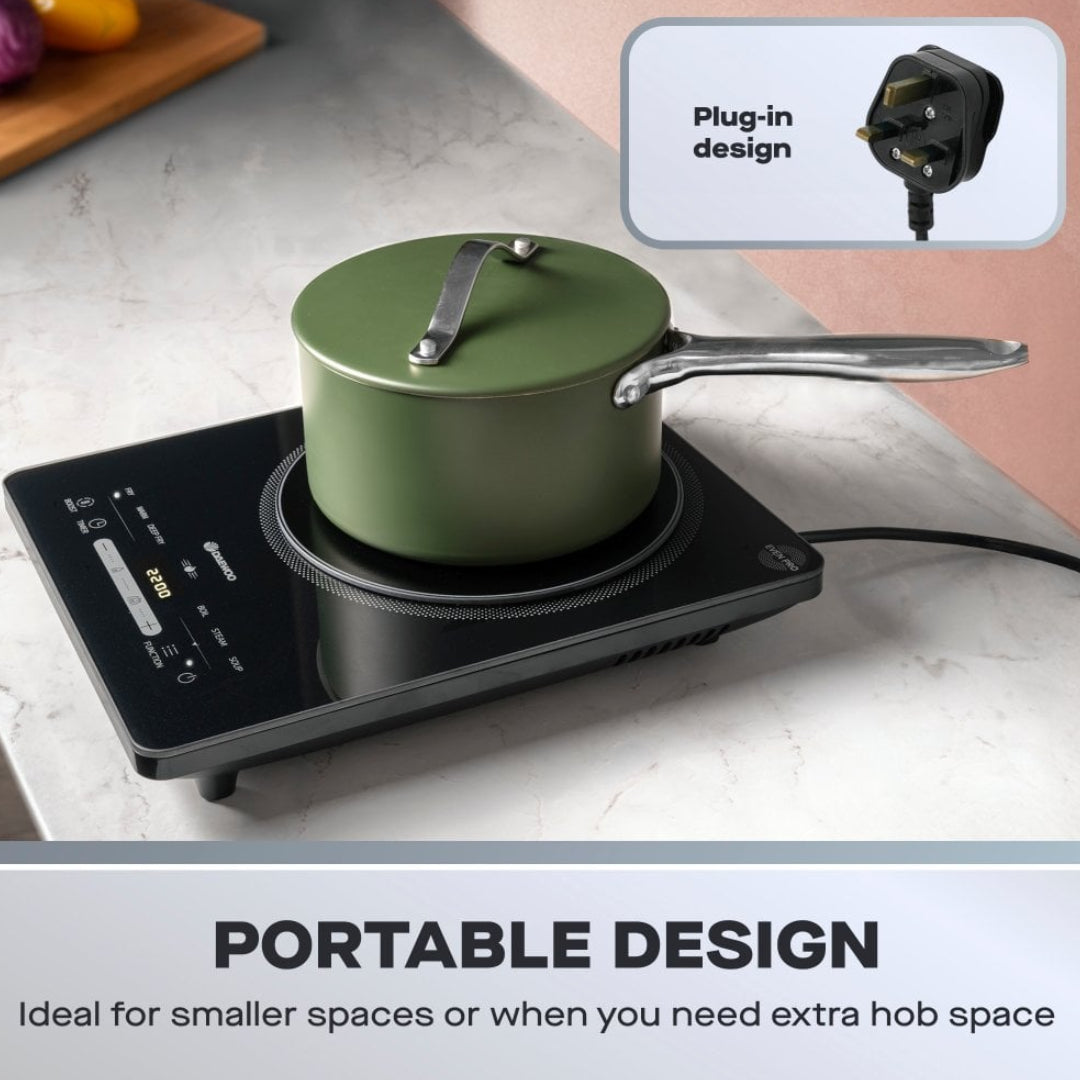 Daewoo 2200W Single Induction Counter Top Hob | 983753