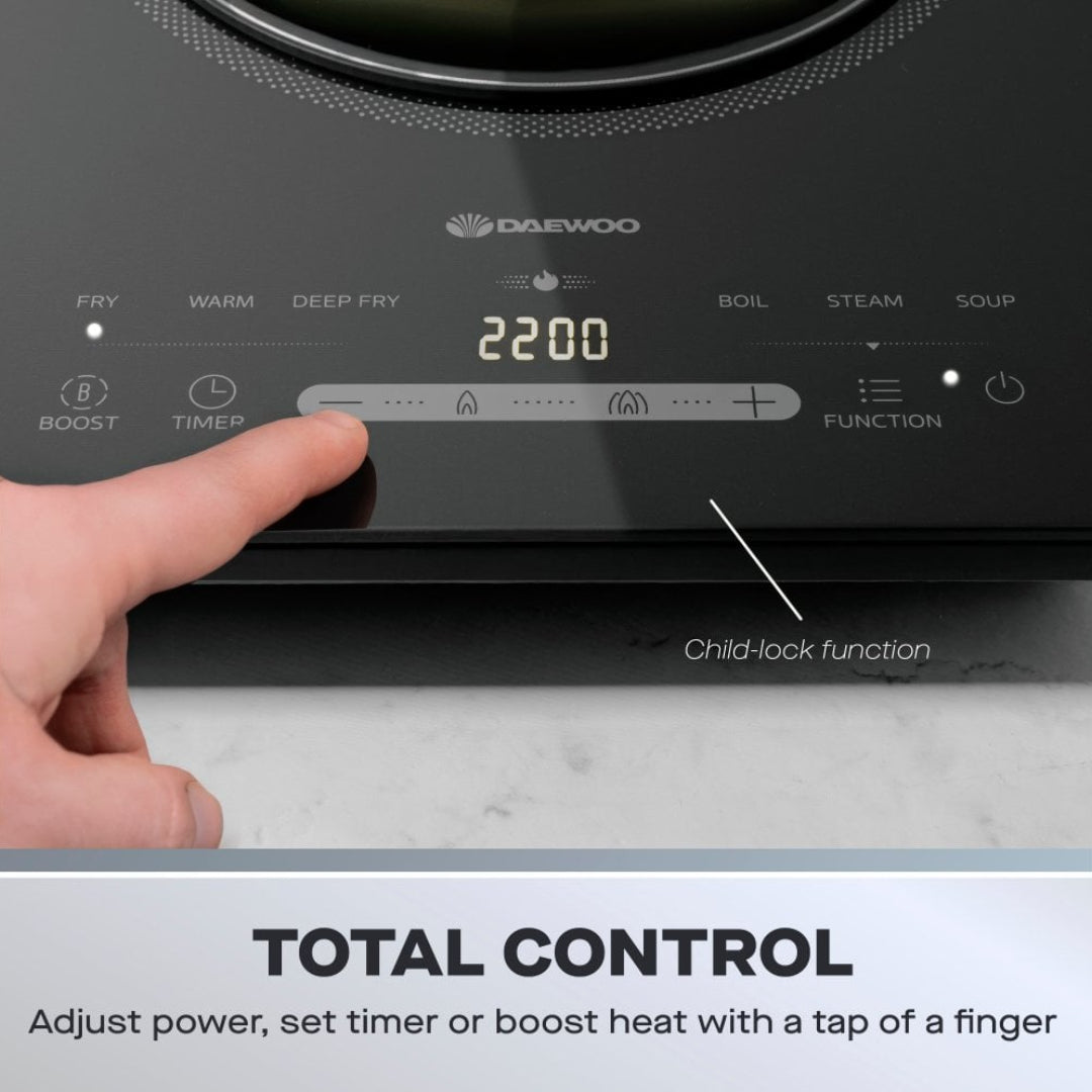 Daewoo 2200W Single Induction Counter Top Hob | 983753