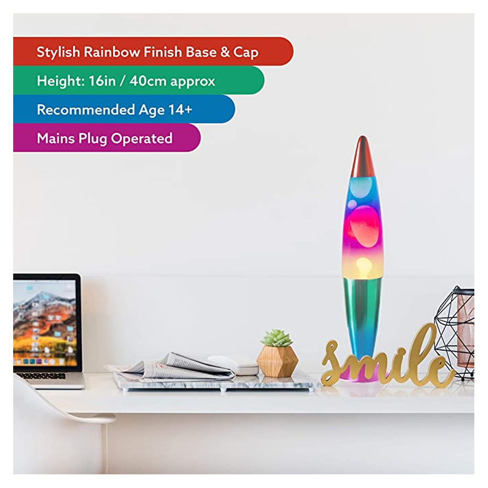 Global Gizamos 16" Rainbow Lava Lamp | 55149