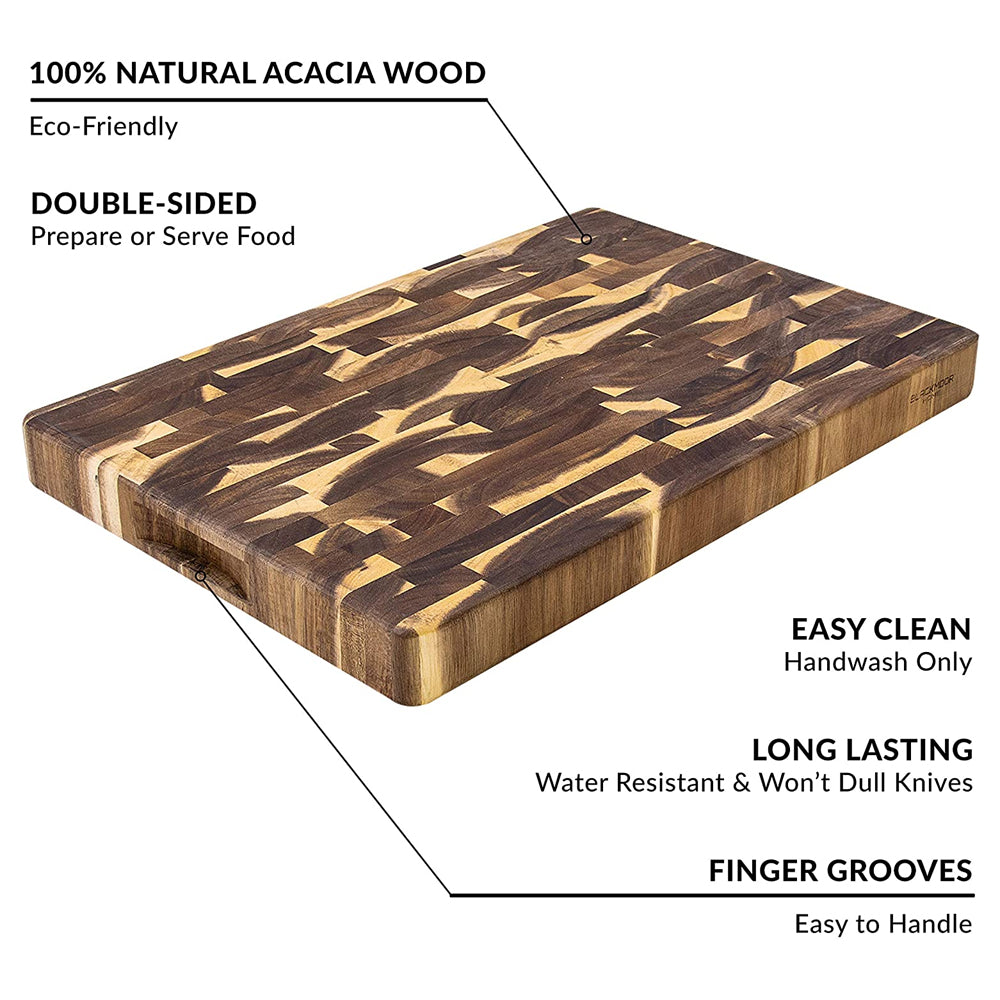 Blackmoor Chopping Board Block with Finger Grooves | 62679
