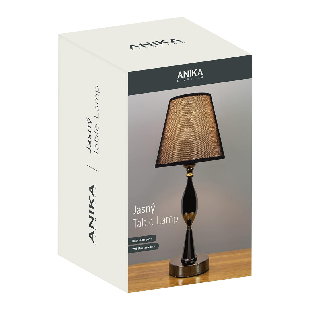 Anika Jasny Switched Chrome Table Lamp | 62949