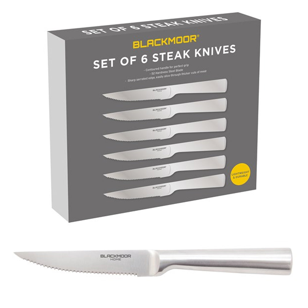 Blackmoor Serrated Steak Knives 6 Pack | 69019