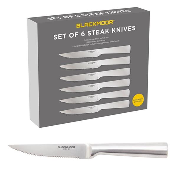 Blackmoor Serrated Steak Knives 6 Pack | 69019