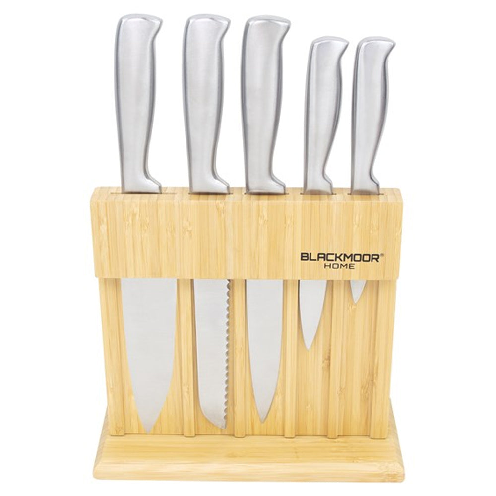 Blackmoor Bamboo Pro Knife Block Set 5 Piece | 69089