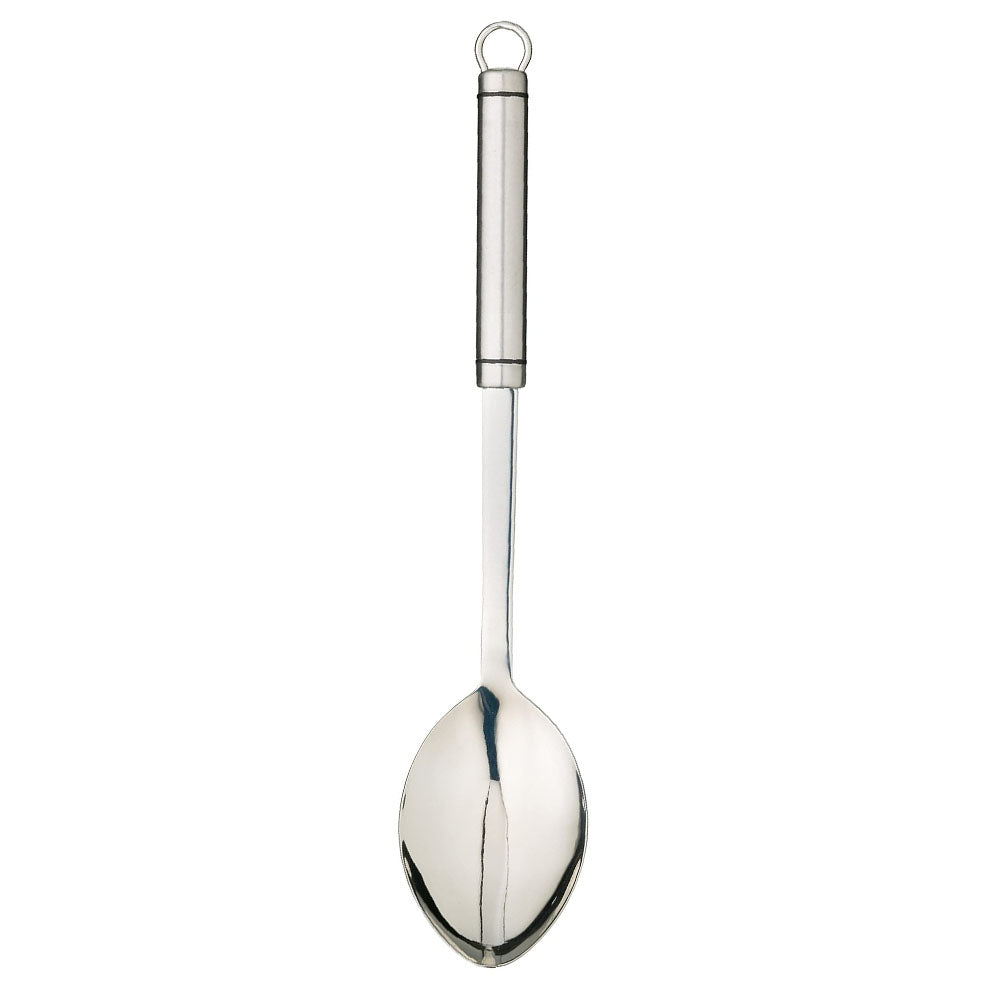 KitchenCraft Oval Handled Professional Stainless Steel Cooking Spoon | KCPROPS