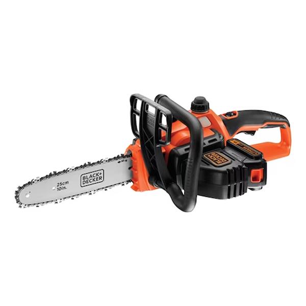 Black & Decker Cordless Chainsaw 25cm Bar 18V 1 x 2.0Ah Li-ion Battery | GKC1825L20