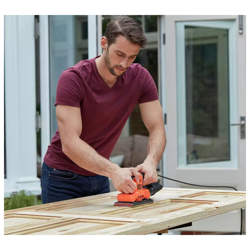 Black & Decker 150W 240V 1/3 Sheet Sander | BEW220-GB