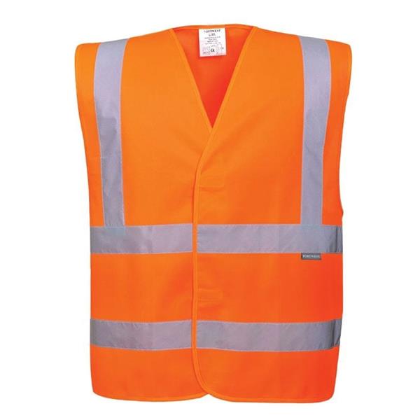 Portwest Hi-Vis Two Band & Brace Vest - Orange