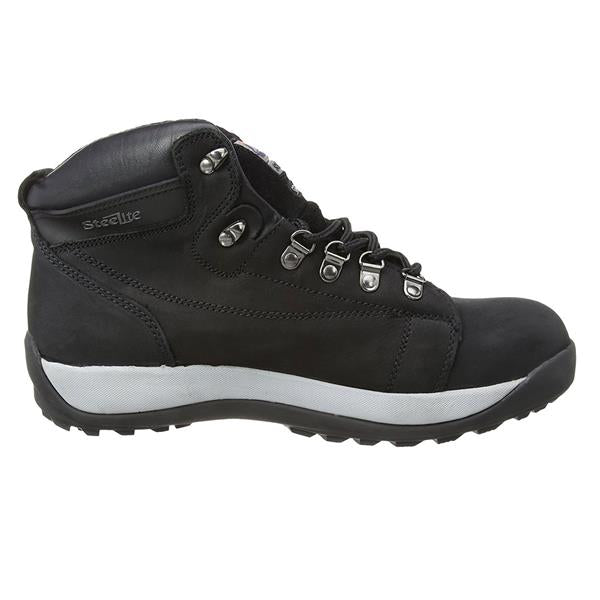 Portwest Steelite Mid Cut Nubuck Safety Boot SB HRO - Black