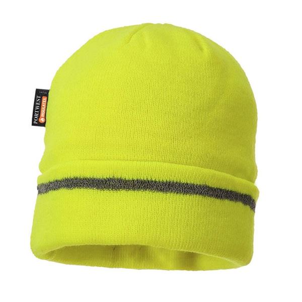 Portwest Reflective Trim Knit Hat Insulatex Yellow | B023YER