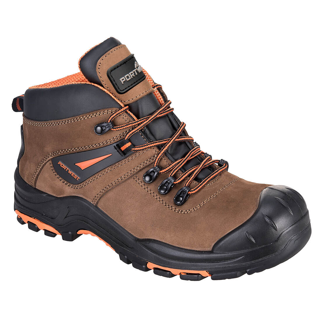 Portwest Compositelite Montana Hiker Boot S3 HRO Size 11 (EU46) - Brown | FC17BRR46