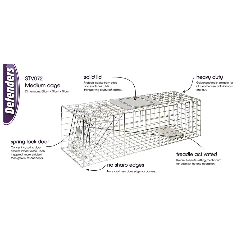 Defenders Animal Trap Medium Size Cage (Mink Trap) | STV072