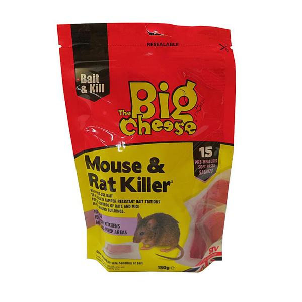 Big Cheese Mouse & Rat Killer Pasta Sachets 15 Pack | STV223