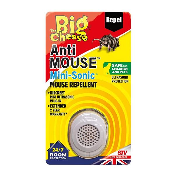 Big Cheese Mini-Sonic Mouse Repellent | Plug In Repeller