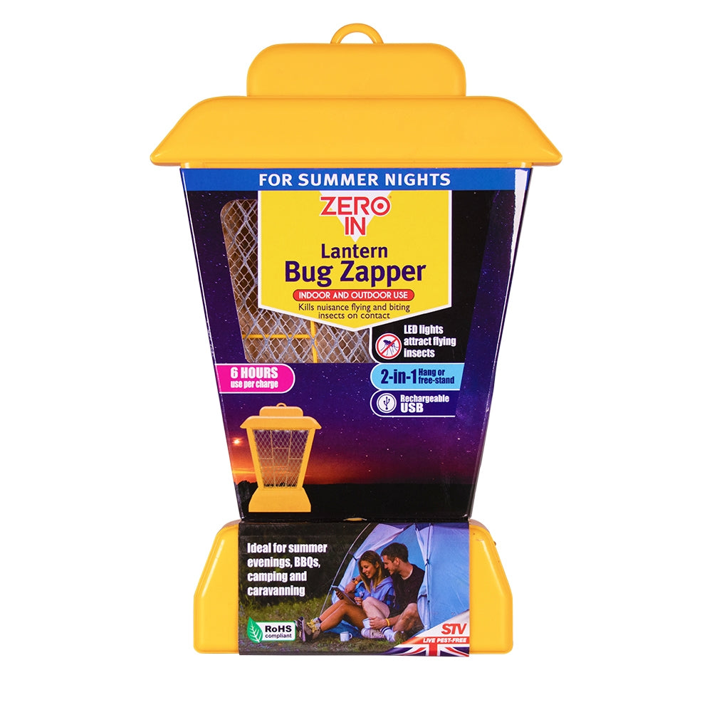 Zero In Lantern Rechargeable Bug Zapper - Flying Insect Killer | STV887