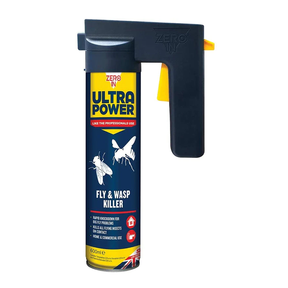 Zero In Ultra Power Fly & Wasp Killer 600ml | ZER552