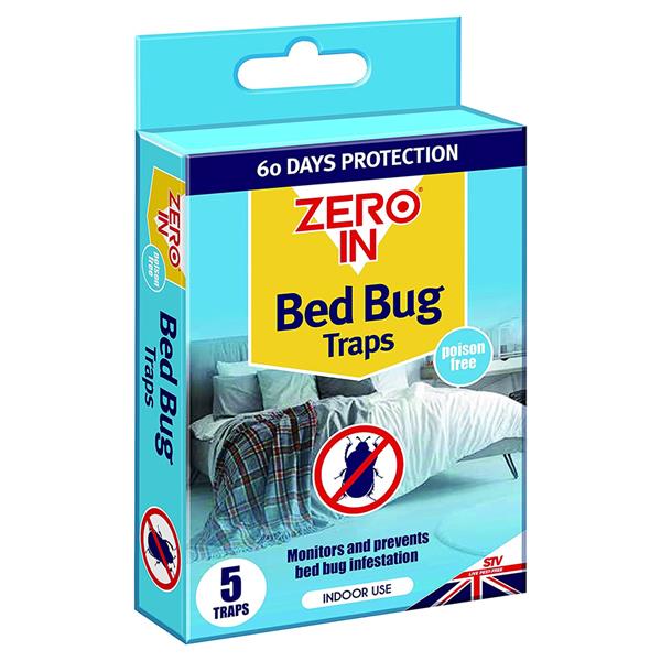Zero In Bed Bug Traps 5 Pack | Bed Bug Monitor Traps