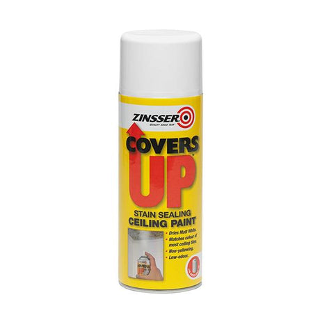 Zinsser Covers Up Stain Blocking Aerosol 400ml | ZN610481