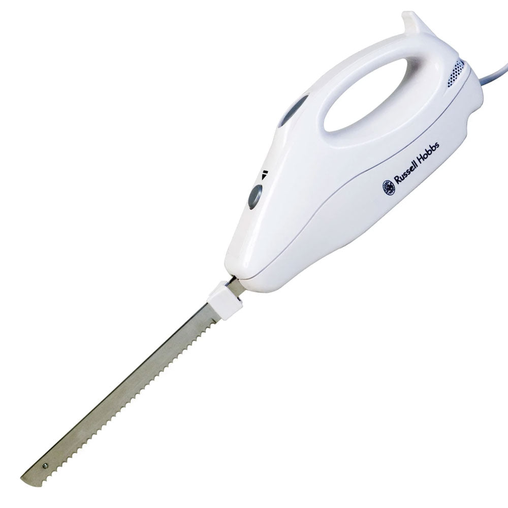 Russell Hobbs 120W Electric Carving Knife - White Set