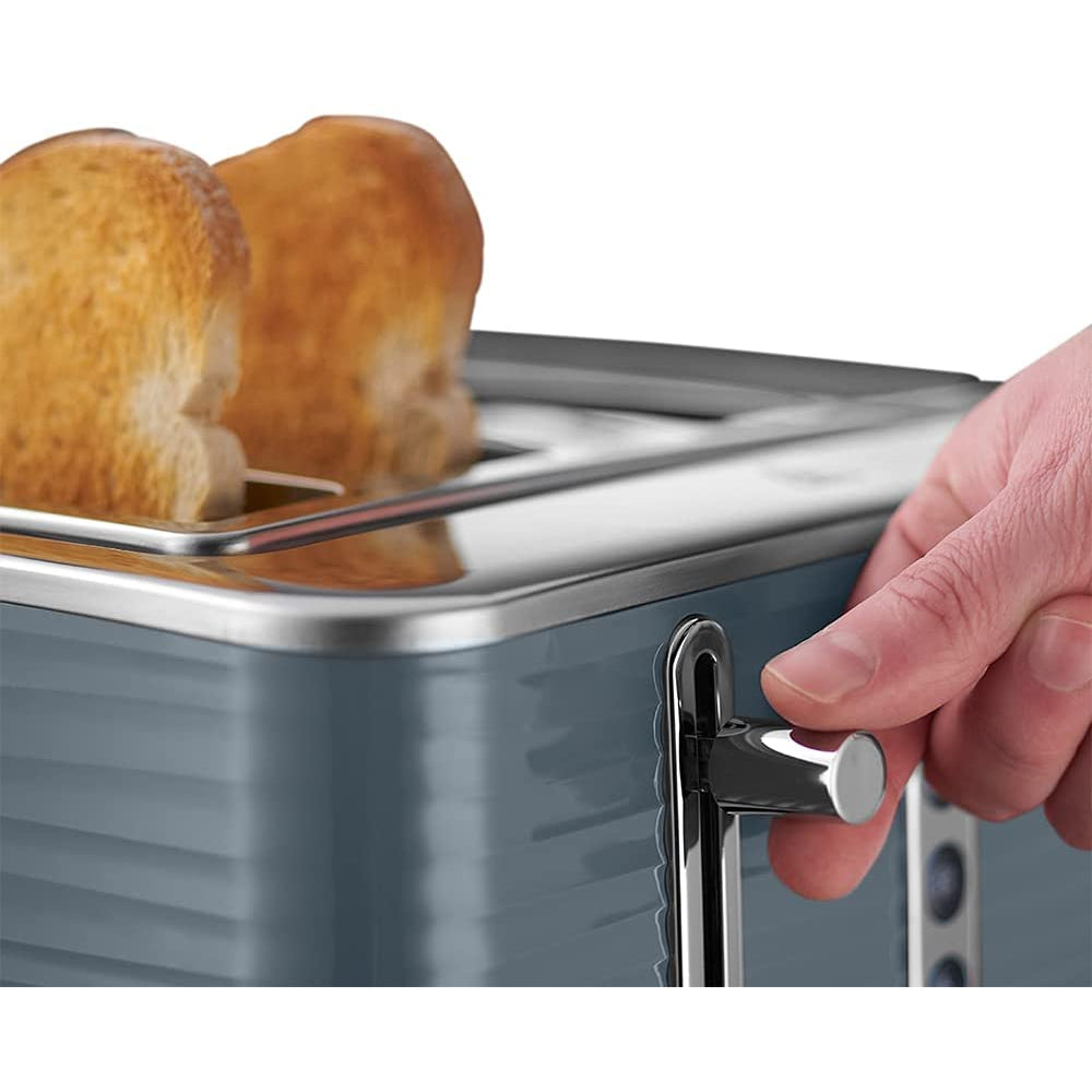 Russell Hobbs Inspire 4 Slice Toaster - Grey | 24383