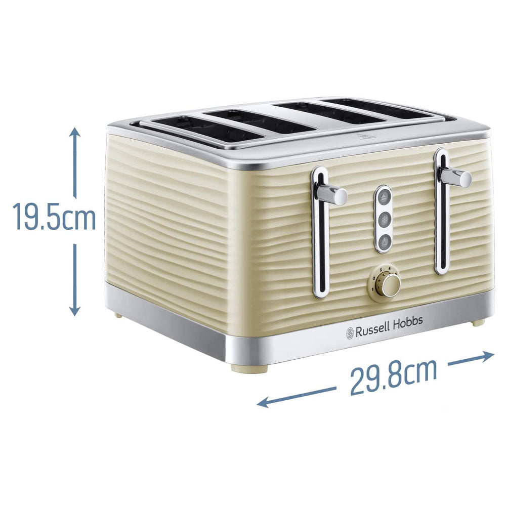 Russell Hobbs Inspire 4 Slice Toaster - Cream | 24384