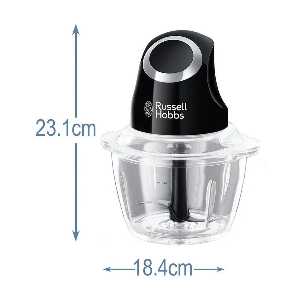 Russell Hobbs Desire Matte Black Mini Chopper | 24662