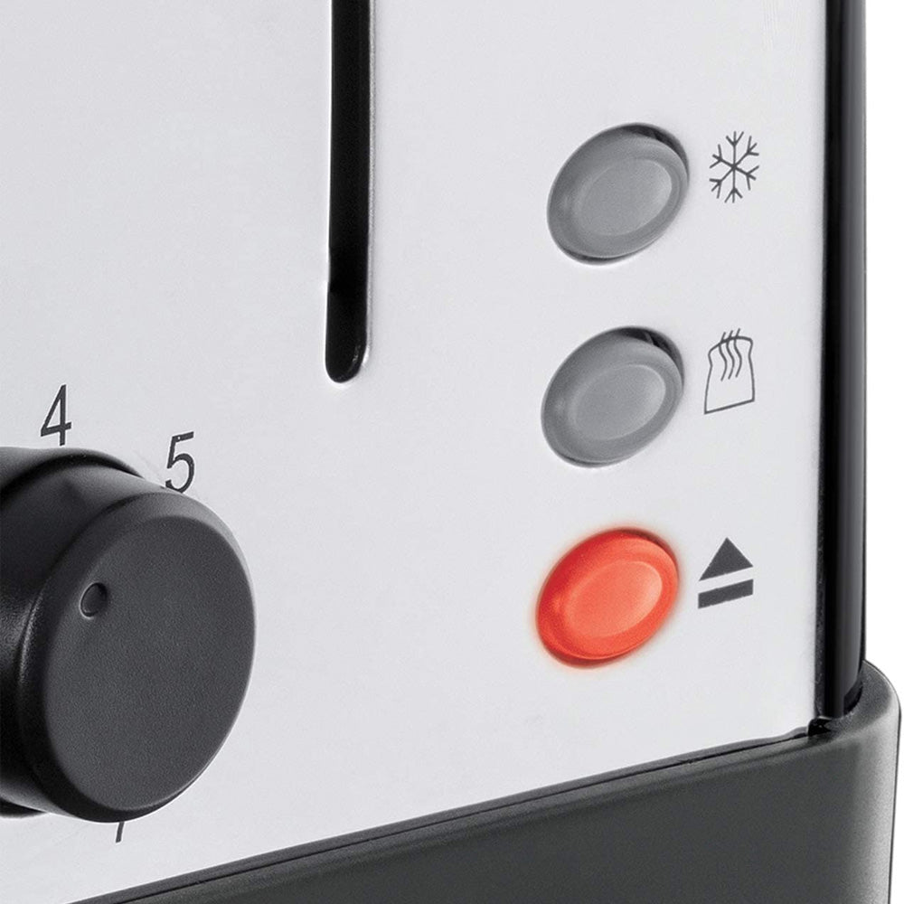 Russell Hobbs 4 Slice Toaster - Black / Stainless Steel | 28360