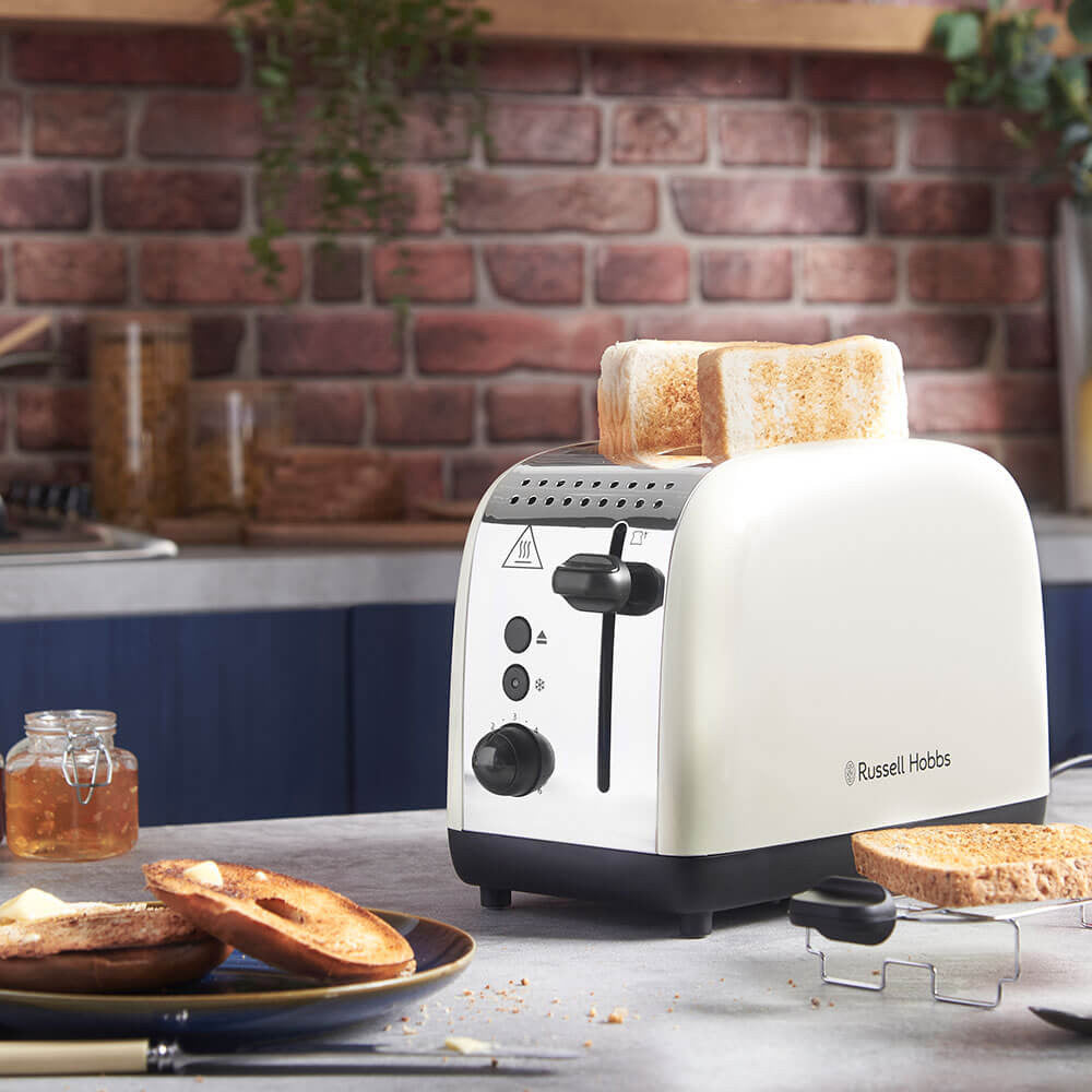 Russell Hobbs 2 Slice Toaster - Cream | 26551