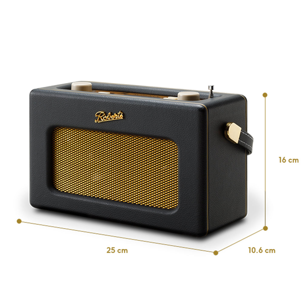 Roberts Revival iStream 3L DAB+/FM Internet Smart Radio with Bluetooth - Black | REV-ISTREAML