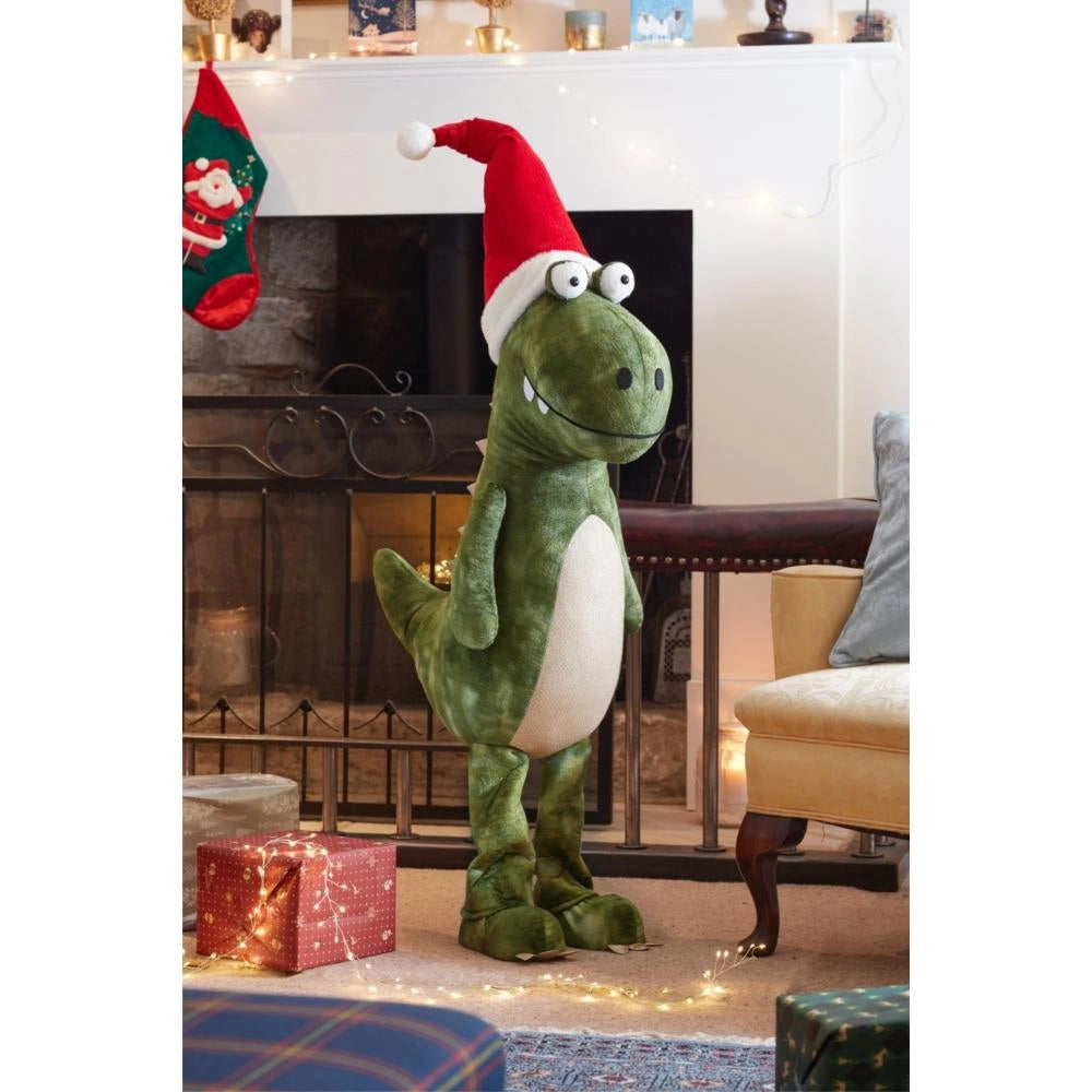 Three Kings Sir Raor-A-Lot Green Festive Dino Christmas Decoration - Humongous | 2531550