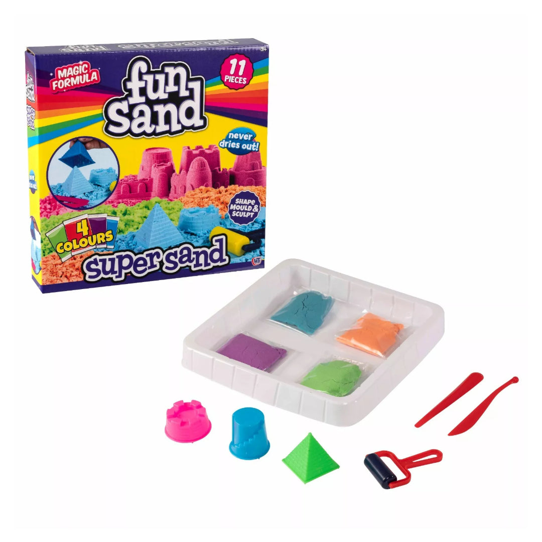 HTI Fun Sand and Super Sand Playset 4 Colours | 1373731.00