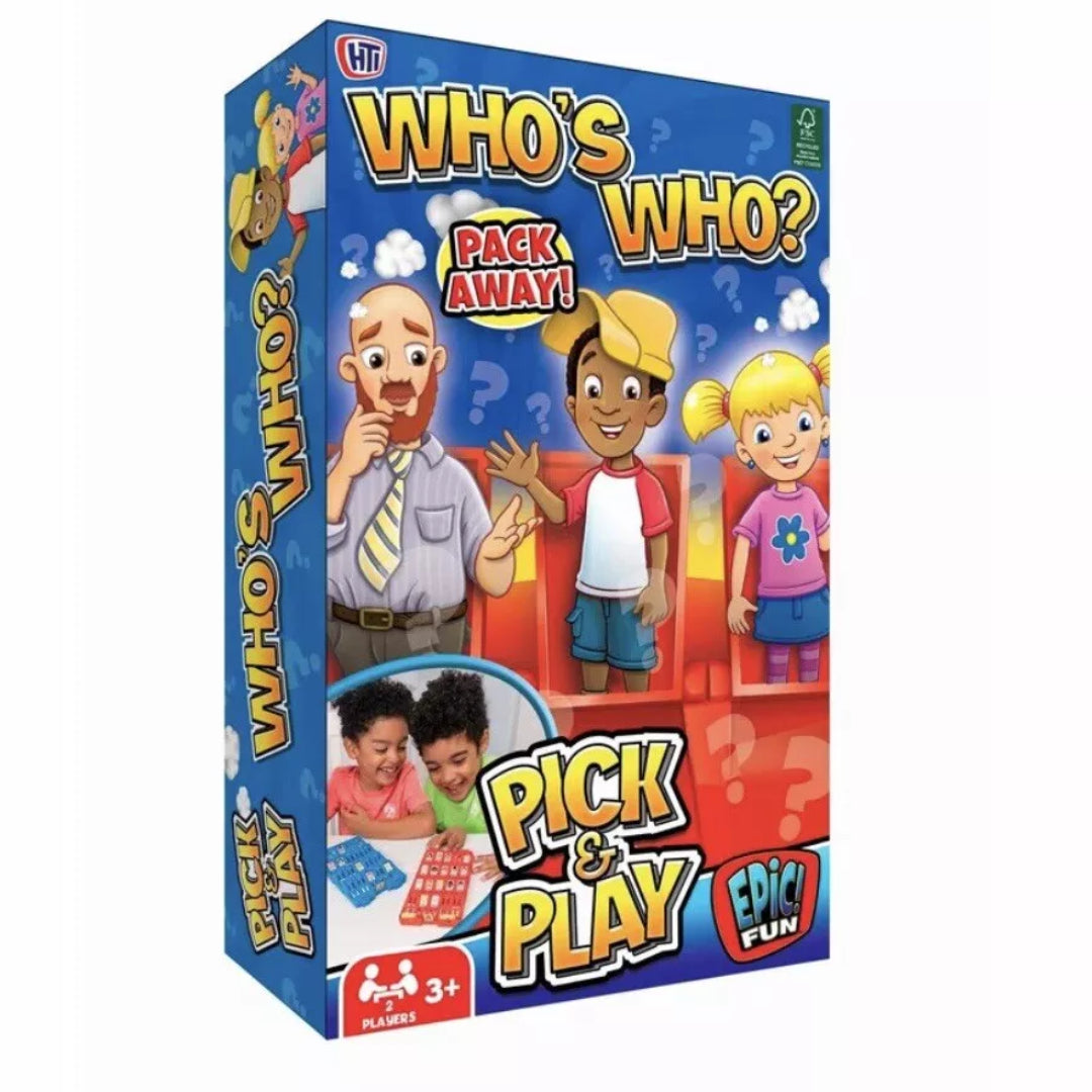 HTI Epic Fun Who's Who Pick and Play Board Game | 1376402.EX