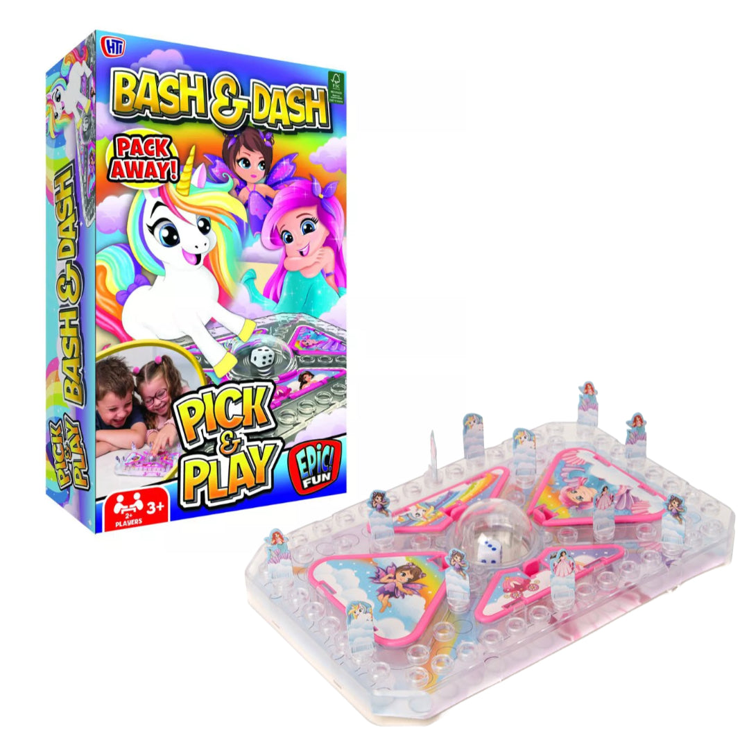 HTI Epic Fun Bash and Dash Unicorn Pick and Play Game | 1377024.EX