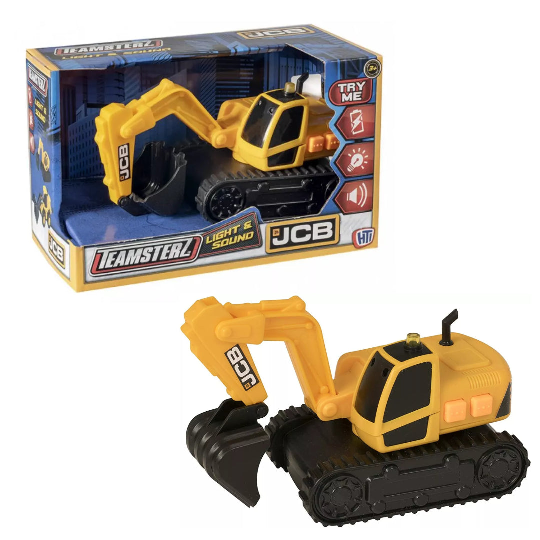 Teamsterz JCB Lights and Sounds Excavator Digger | 1416621.EX
